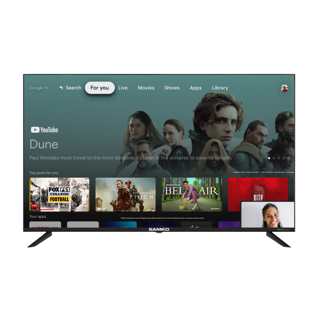SAMKO 32" SMART VOICE LED TV | Model: 32SMKVD6